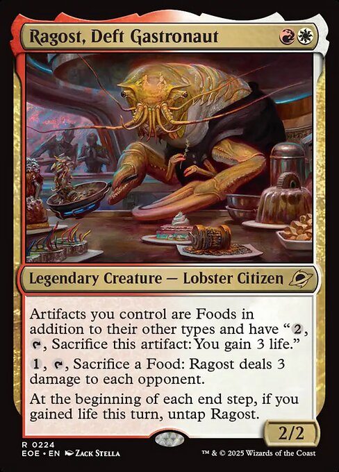 EOE, Ragost, Deft Gastronaut, Standard, 224, R, Near Mint, (Foil), EN