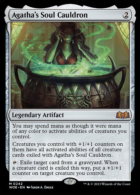 WOE, Agatha's Soul Cauldron, Standard, 242, M, Near Mint, (Foil), EN