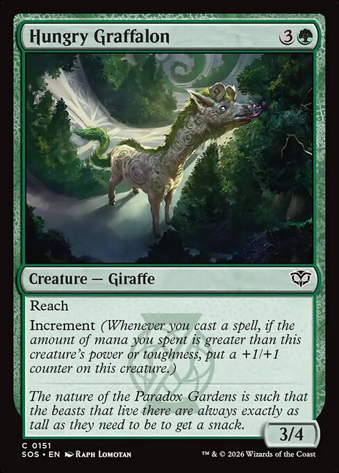 SOS, Hungry Graffalon, Standard, 151, C, Near Mint, Normal, EN