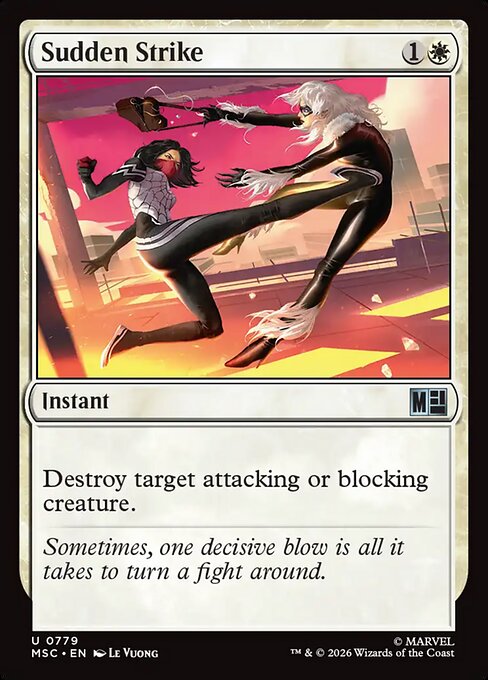 MSC, Sudden Strike, Standard, 779, U, Near Mint, Normal, EN