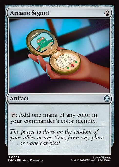 TMC, Arcane Signet, Standard, 57, U, Near Mint, (Foil), EN
