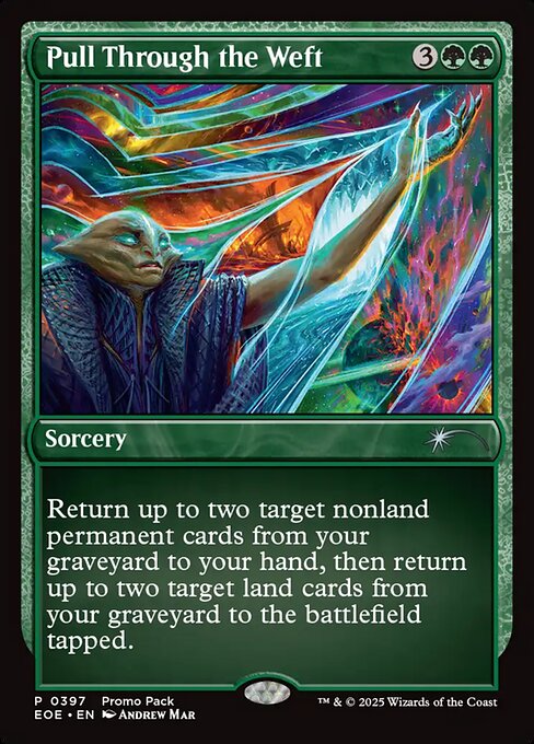 EOE, Pull Through the Weft, (Promo Pack), 397, U, Near Mint, (Foil), EN
