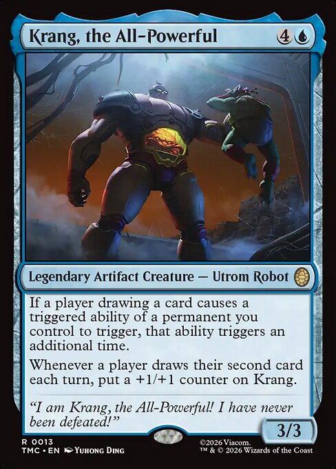 TMC, Krang, the All-Powerful, Standard, 13, R, Near Mint, (Foil), EN