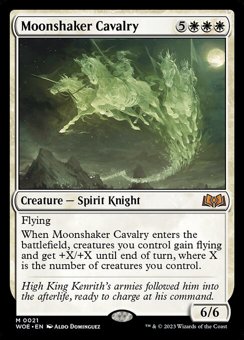 WOE, Moonshaker Cavalry, Standard, 21, M, Near Mint, Normal, EN