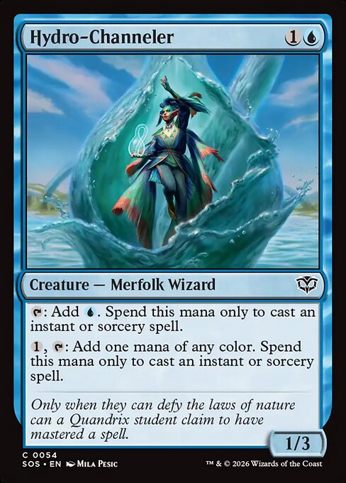 SOS, Hydro-Channeler, Standard, 54, C, Near Mint, (Foil), EN