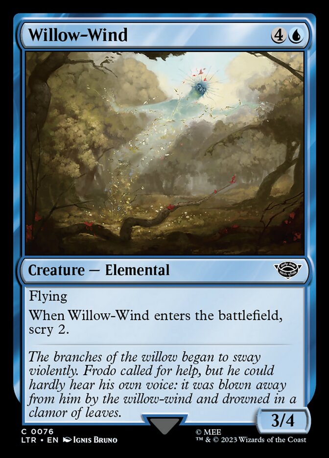 LTR, Willow-Wind, Standard, 76, C, Near Mint, Normal, EN