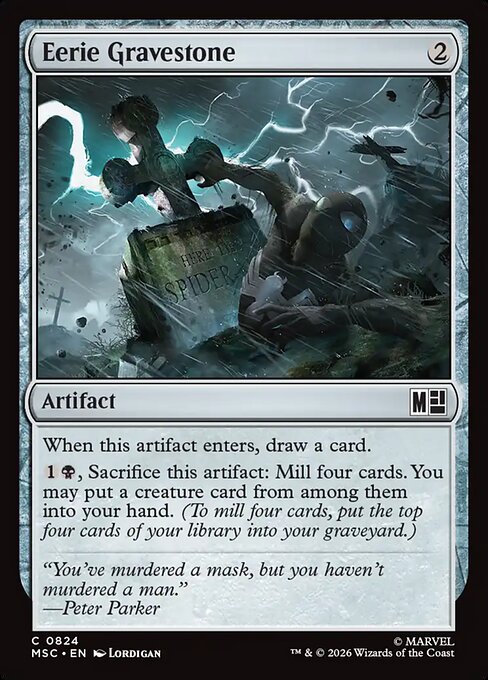 MSC, Eerie Gravestone, Standard, 824, C, Near Mint, Normal, EN