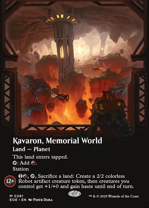 EOE, Kavaron, Memorial World, (Showcase), 281, M, Near Mint, (Foil), EN