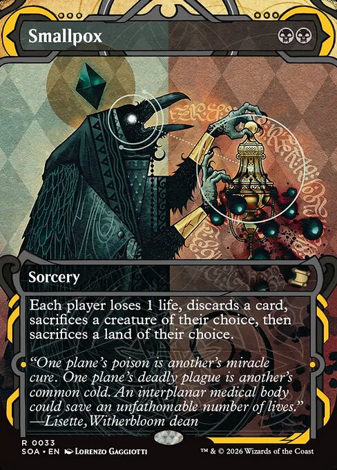 SOA, Smallpox, (Showcase), 33, R, Near Mint, (Foil), EN
