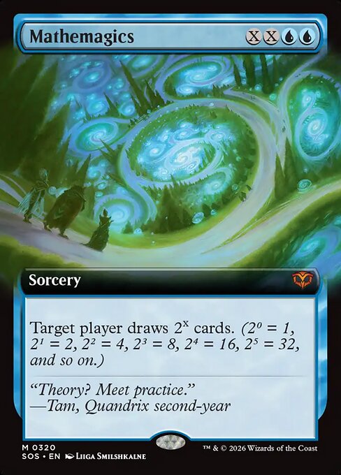 SOS, Mathemagics, (Extended Art), 320, M, Near Mint, (Foil), EN