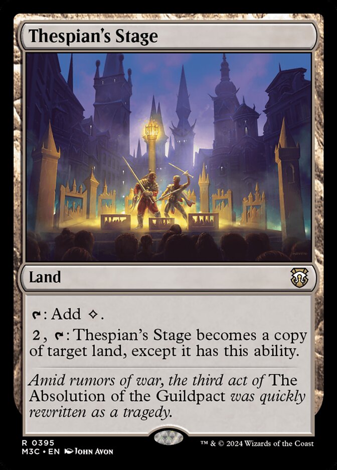 M3C, Thespian's Stage, Standard, 395, R, Near Mint, Normal, EN