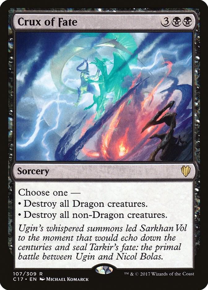 C17, Crux of Fate, Standard, 107, R, Lightly Played, Normal, EN