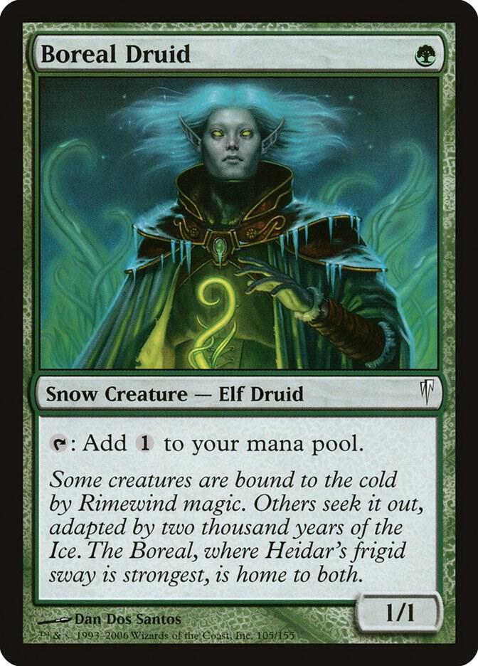 CSP, Boreal Druid, Standard, 105, C, Near Mint, Normal, EN