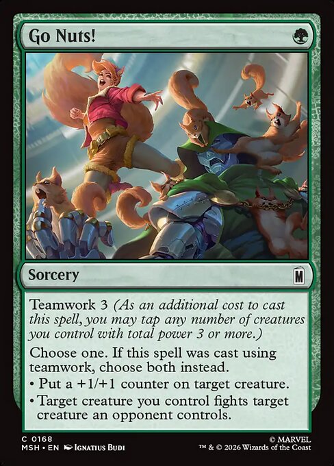 MSH, Go Nuts!, Standard, 168, C, Near Mint, (Foil), EN