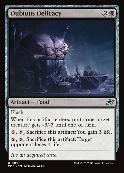 EOE, Dubious Delicacy, Standard, 96, U, Near Mint, (Foil), EN