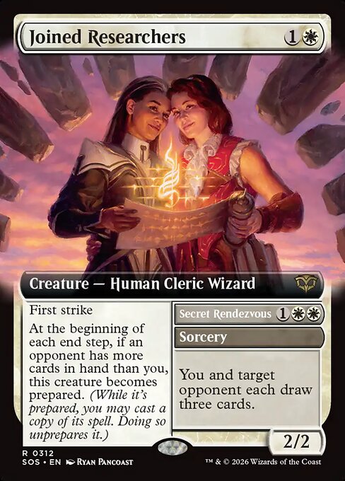 SOS, Joined Researchers // Secret Rendezvous, (Extended Art), 312, R, Near Mint, (Foil), EN
