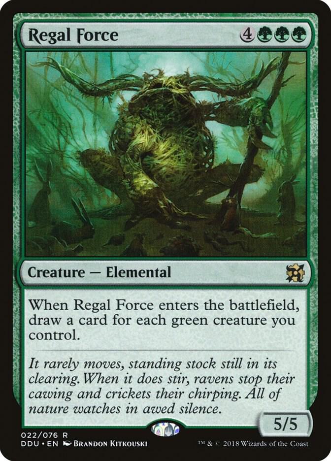 DDU, Regal Force, Standard, 22, R, Moderately Played, EN