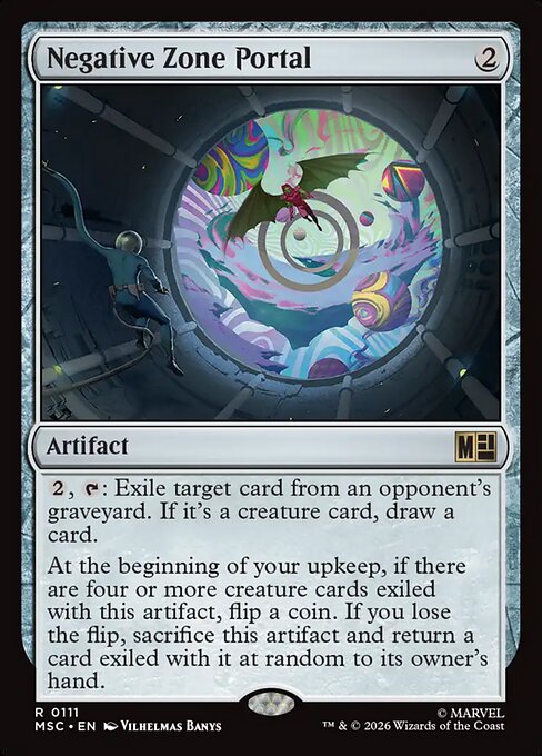 MSC, Negative Zone Portal, Standard, 111, R, Near Mint, Normal, EN