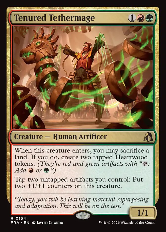 FRA, Tenured Tethermage, Standard, 154, R, Near Mint, Normal, EN