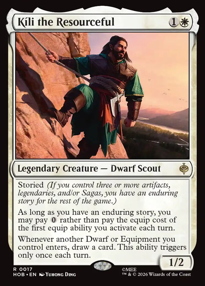 HOB, Kili the Resourceful, Standard, 17, R, Near Mint, Normal, EN