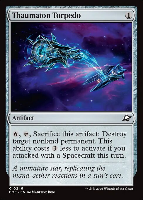 EOE, Thaumaton Torpedo, Standard, 246, C, Near Mint, (Foil), EN