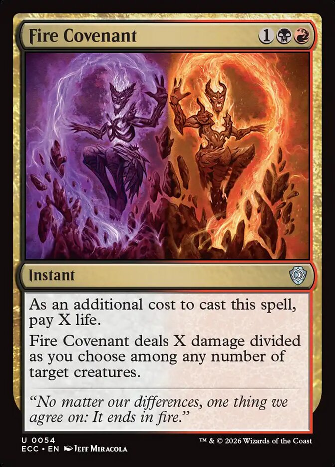 ECC, Fire Covenant, Standard, 54, U, Near Mint, Normal, EN
