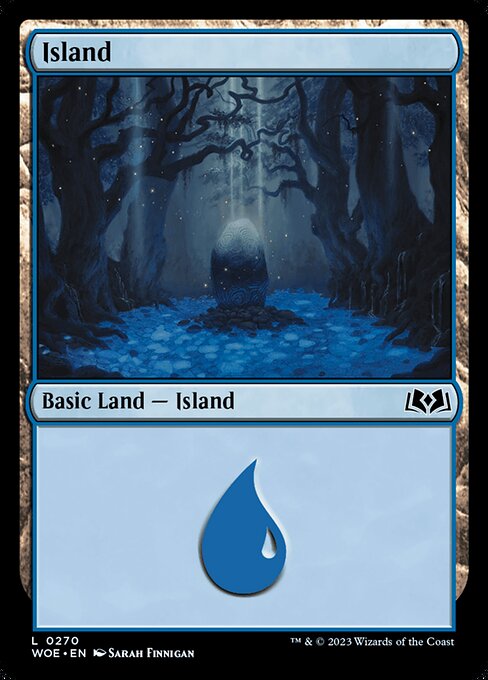 WOE, Island, Standard, 270, C, Near Mint, Normal, EN