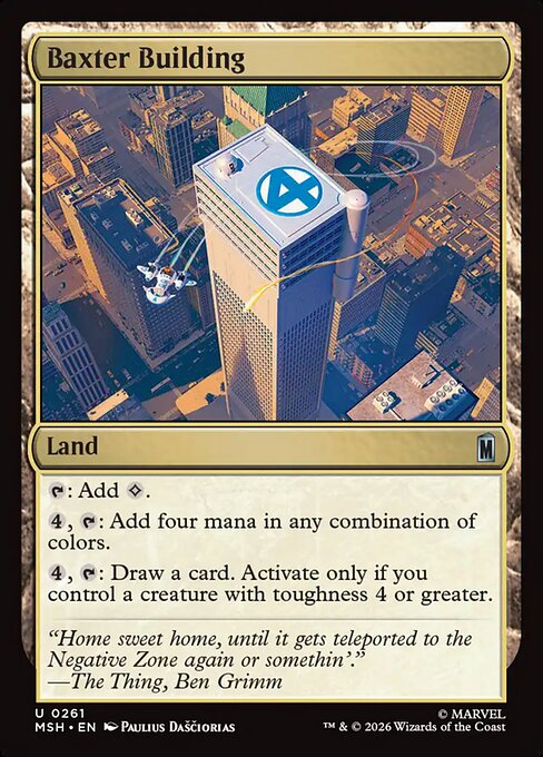 MSH, Baxter Building, Standard, 261, U, Near Mint, (Foil), EN