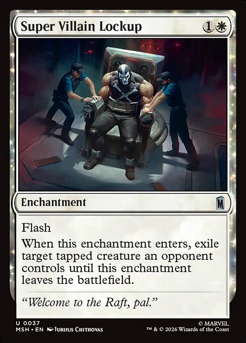 MSH, Super Villain Lockup, Standard, 37, U, Near Mint, (Foil), EN