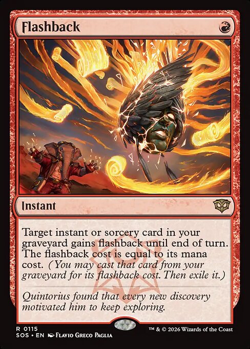 SOS, Flashback, Standard, 115, R, Near Mint, (Foil), EN