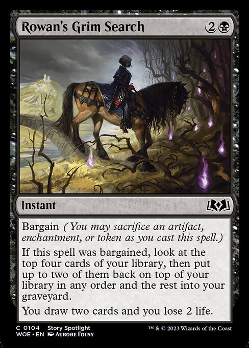 WOE, Rowan's Grim Search, Standard, 104, C, Near Mint, Normal, EN