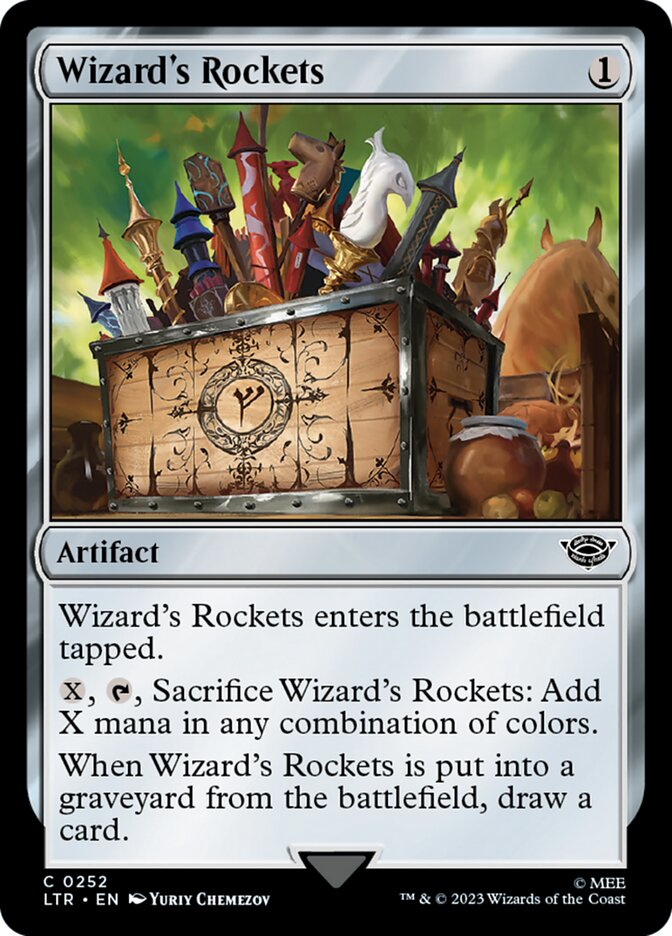 LTR, Wizard's Rockets, Standard, 252, C, Near Mint, Normal, EN