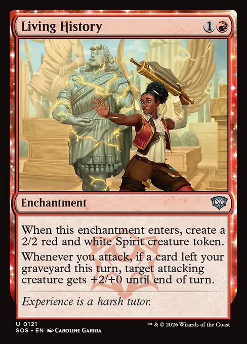 SOS, Living History, Standard, 121, U, Near Mint, (Foil), EN