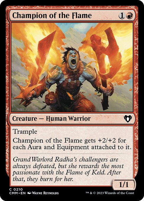 CMM, Champion of the Flame, Standard, 210, C, Near Mint, Normal, EN