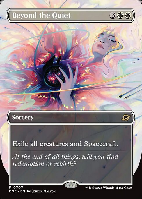 EOE, Beyond the Quiet, (Borderless), 303, R, Near Mint, (Foil), EN
