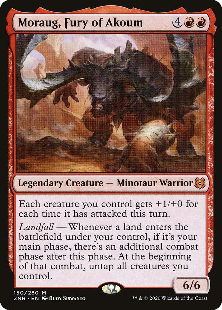 ZNR, Moraug, Fury of Akoum, Standard, 150, M, Near Mint, Normal, EN