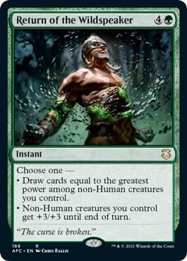 AFC, Return of the Wildspeaker, Standard, 168, R, Near Mint, Normal, EN
