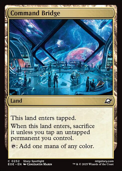 EOE, Command Bridge, Standard, 252, C, Near Mint, (Foil), EN