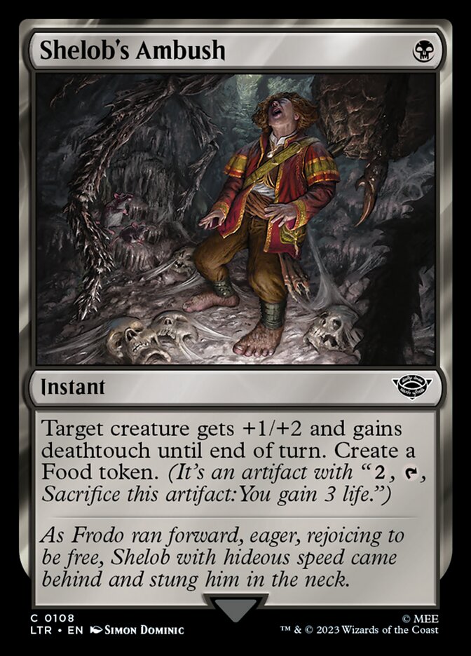 LTR, Shelob's Ambush, Standard, 108, C, Near Mint, Normal, EN