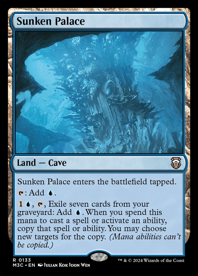 M3C, Sunken Palace, Standard, 133, R, Near Mint, Normal, EN
