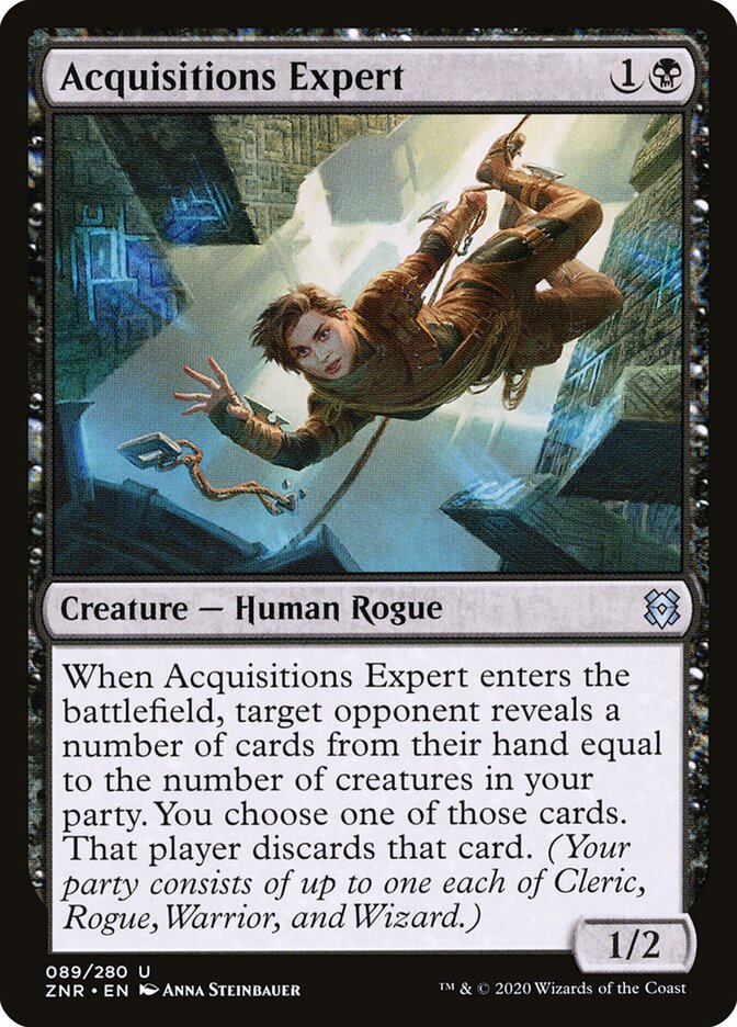 ZNR, Acquisitions Expert, Standard, 89, U, Near Mint, Normal, EN