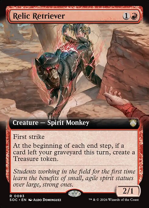 SOC, Relic Retriever, (Extended Art), 83, R, Near Mint, Normal, EN
