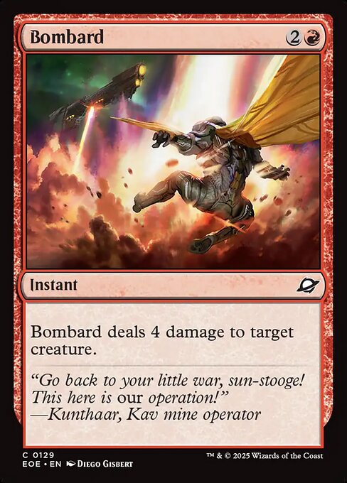 EOE, Bombard, Standard, 129, C, Near Mint, Normal, EN