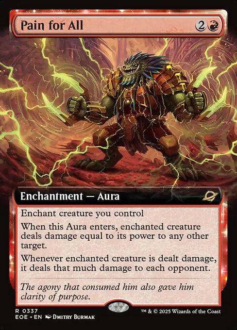 EOE, Pain for All, (Extended Art), 337, R, Near Mint, Normal, EN