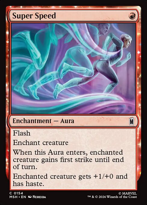 MSH, Super Speed, Standard, 154, C, Near Mint, (Foil), EN