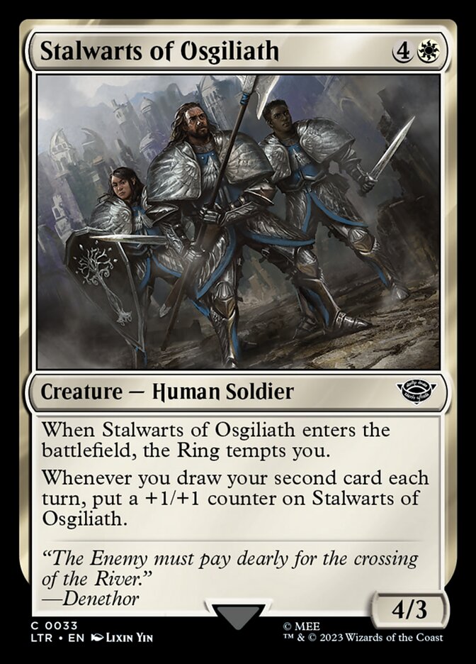 LTR, Stalwarts of Osgiliath, Standard, 33, C, Near Mint, Normal, EN