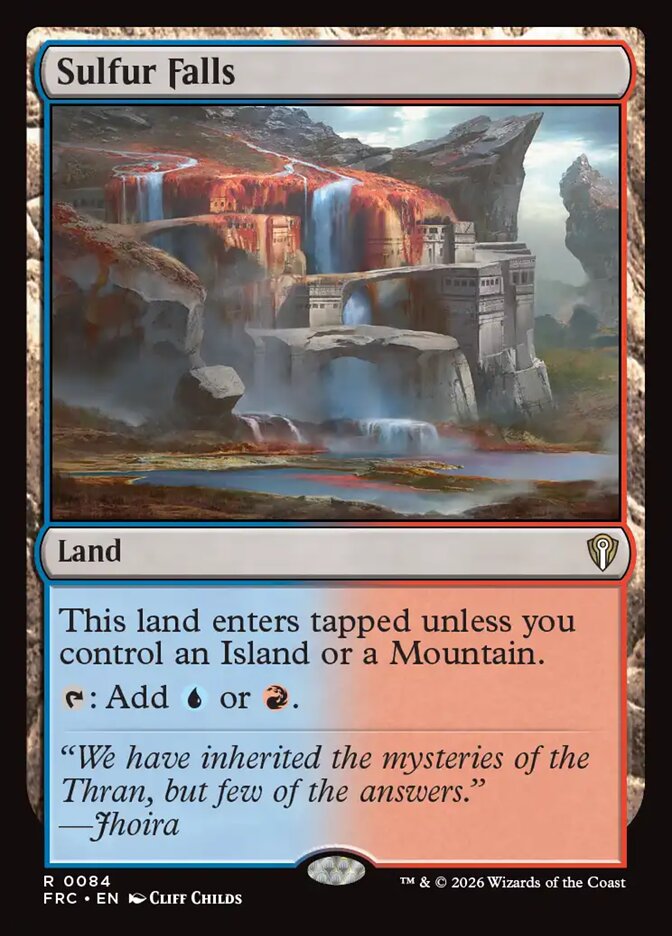 FRC, Sulfur Falls, Standard, 84, R, Near Mint, Normal, EN