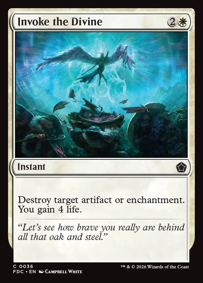 FDC, Invoke the Divine, Standard, 36, C, Near Mint, Normal, EN