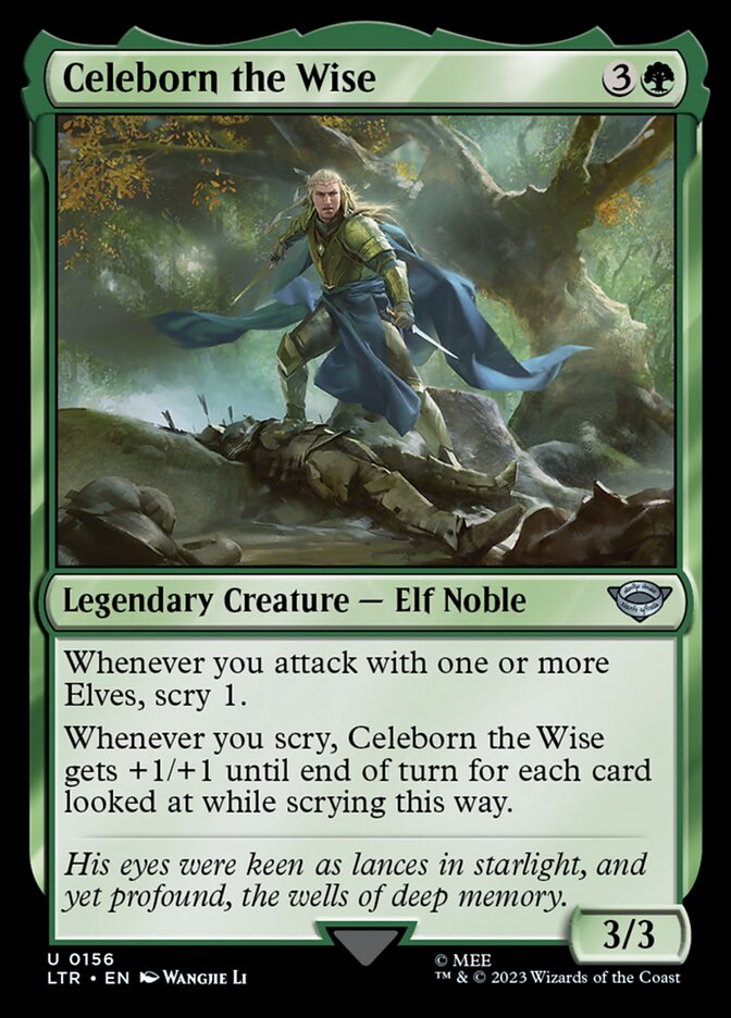 LTR, Celeborn the Wise, Standard, 156, U, Near Mint, Normal, EN