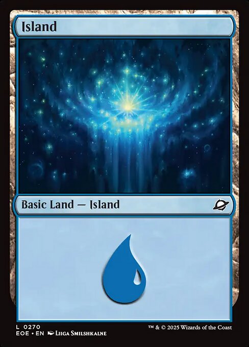 EOE, Island, Standard, 270, C, Near Mint, (Foil), EN